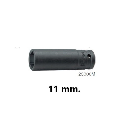 SKI - สกี จำหน่ายสินค้าหลากหลาย และคุณภาพดี | KOKEN 23300M-11 ลูกบ๊อกอินดัสเตรียล ยาว 3/8นิ้ว-6P-11mm.